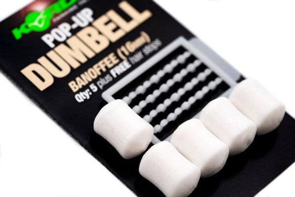 Korda Pop UP Dumbell Weiß Banoffee 16mm