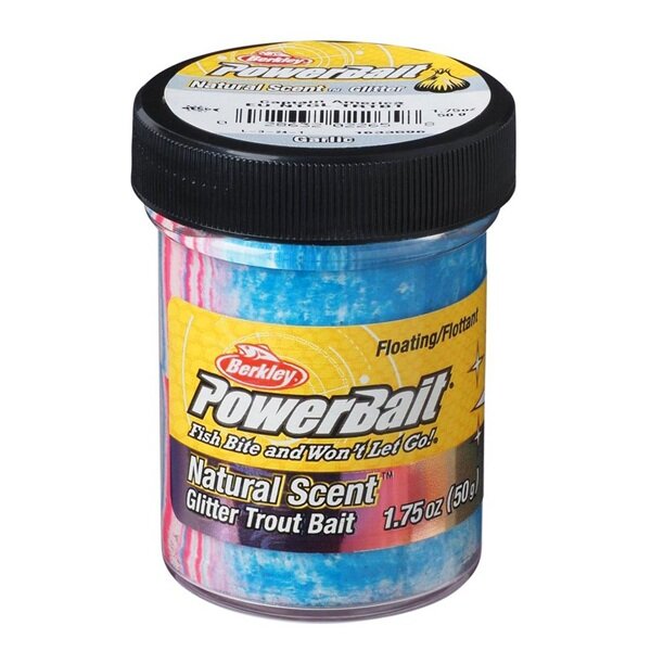Berkley PowerBait® Forellenteig GARLIC CPT. AMERICA GLITTER floating