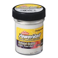 Berkley Powerbait® Forellenteig GARLIC WHITE GLITTER...