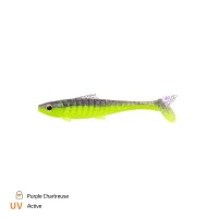 Zeck Baby Rippler 12cm Purple Chartreuse (UV-Active) | 3 pcs