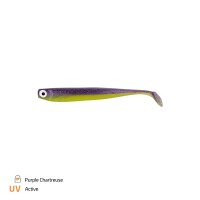 Zeck Zander Gummi 12cm Purple Chartreuse (UV) | 3 pcs