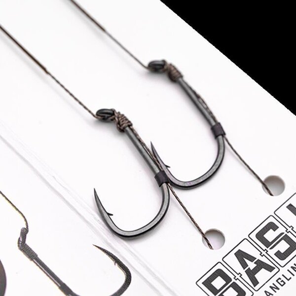 Korda Basix Hair Rigs Wide Gape 4 25lb