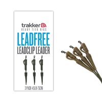 Trakker Leadfree Leadclip Leader 3 Stück 75cm