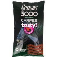 Sensas 3000 World Champion CARPES tasty STRAWBERRY 1Kg