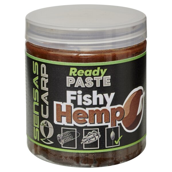 Sensas READY PASTE Fishy Hemp 250g