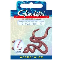 Gamakatsu Wurmhaken Gr.6 | 0.25mm 70cm