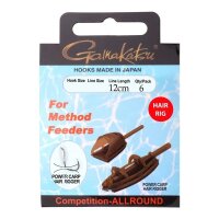 Gamakatsu Method Feeder Haken Gr.10 | 0.25mm 12cm