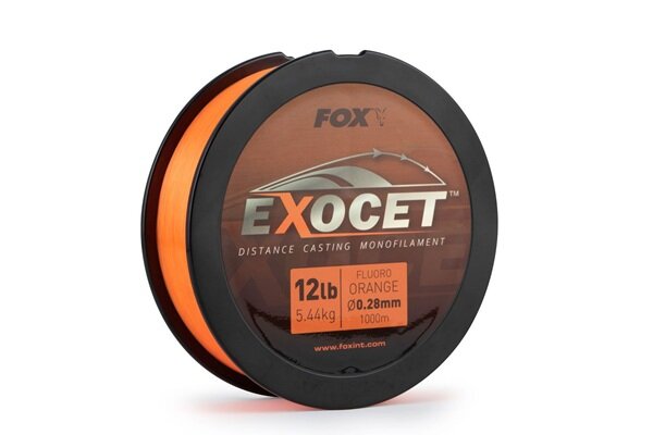 Fox Exocet Fluoro Orange 18lb 0,35mm 1000m