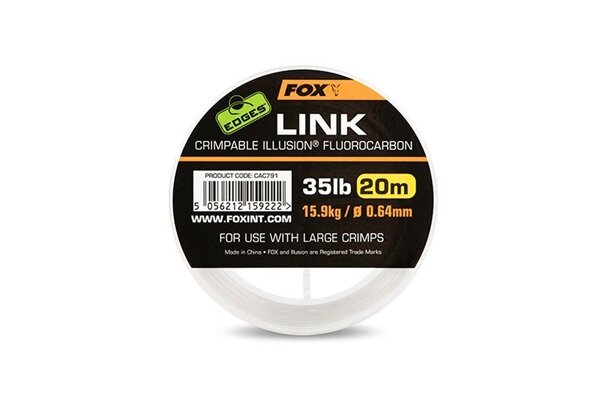 Fox Edges Link Crimpable Fluorocarbon 20m / 25lb