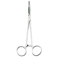 Jenzi Arterienklemme, gebogen 16cm