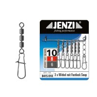 Jenzi 3 Roll Snap Gr.10