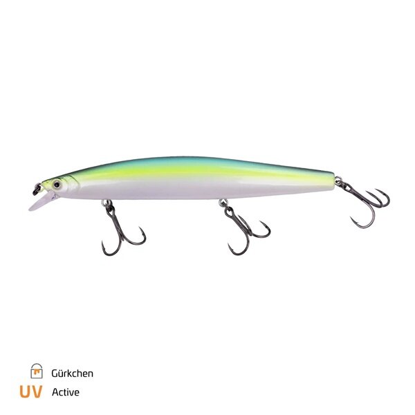 Zeck Zander Läufer Silent 12,5cm 22g Gürkchen (UV-Active)