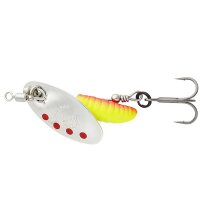 Savage Gear Grub Spinner #1 / 3.8g Silver Red Yellow