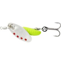 Savage Gear Grub Spinner #1 / 3.8g Silver Red Lime