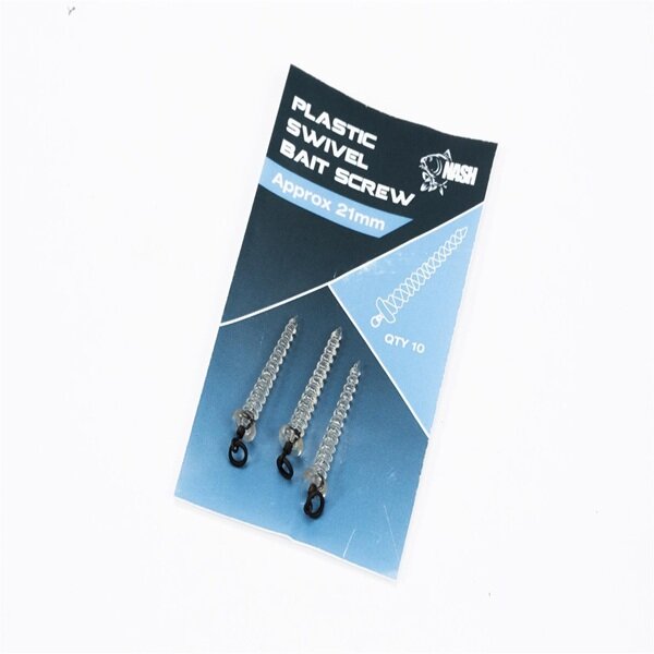 Nash Tackle Plastic Swivel Bait Screw 13mm