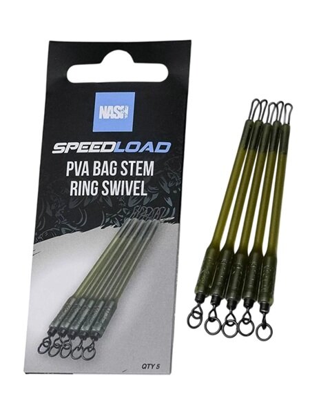 Nash Tackle Speedload PVA Bag Stem Ring Swivel