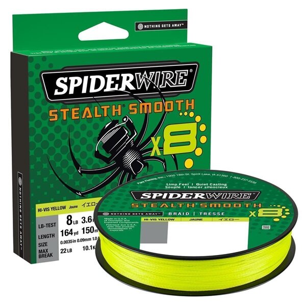 Spiderwire HI-VIS yellow 0,15mm 300m