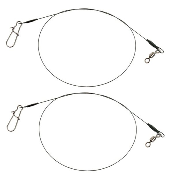 Fox Rage Strike Point 7 Strand Titanium Leader 50cm - 2 Titanvorfächer
