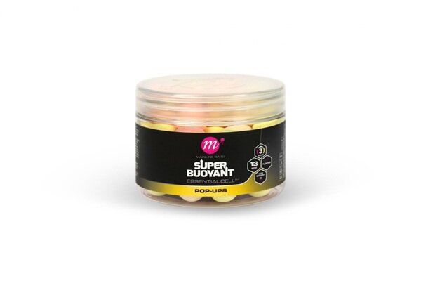Mainline Essential Cell Super Buoyant Pop-Ups Pink, Yellow, White 13mm