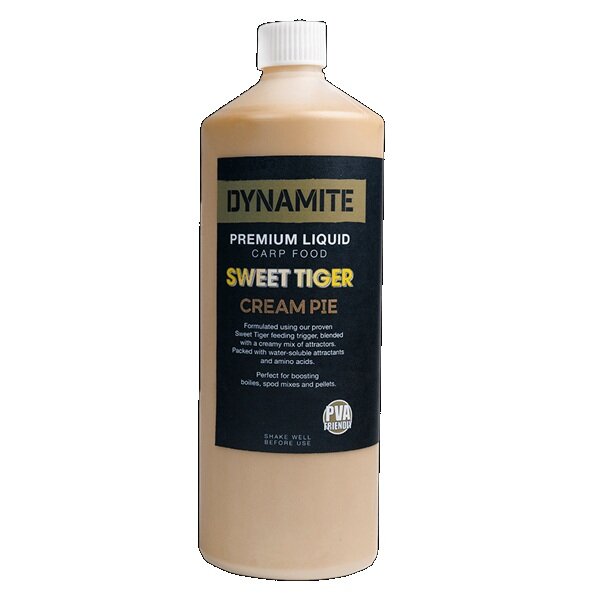 Dynamite Baits Liquid Carp Food 1L Sweet Tiger Cream Pie