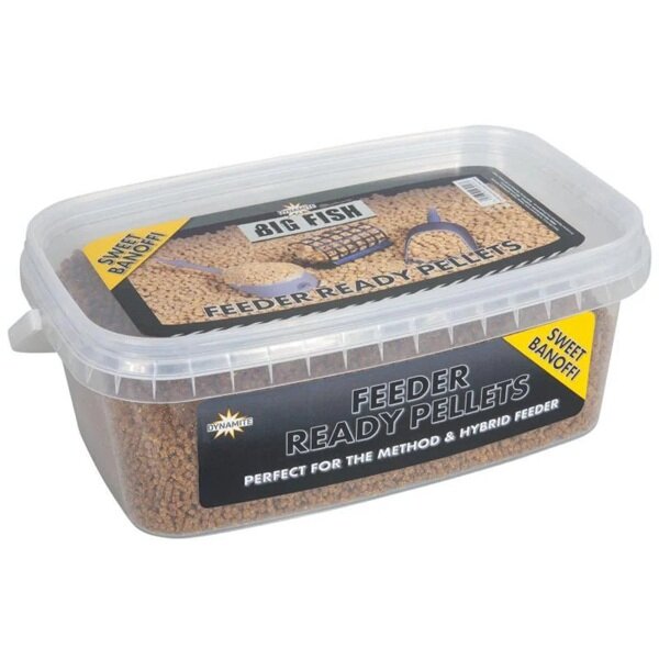 Dynamite Baits Big Fish Feeder Ready Pellets Sweet Banoffi 1,2kg 2mm