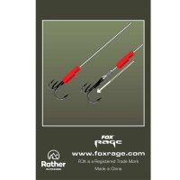 Fox Rage Predator Red Treble Hook Sleeves Medium