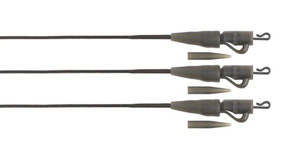 Fox Edges Naturals Leadcore Lead Clip Leaders 3pcs 50lb
