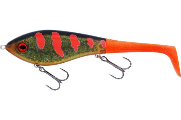 Westin Swim Tail 12cm 62g Suspending 1 Body 2 Tails 3D Motoroil Blood