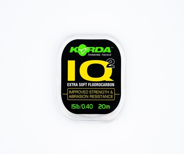 Korda IQ2 Extra Soft Fluorcarbon 20m 15lb/0,40mm