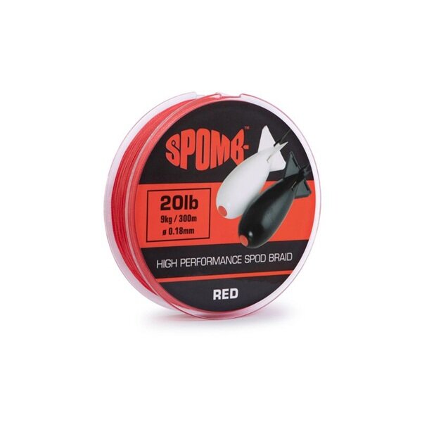 Spomb Braid Red 20lb 0,18mm (9kg) 300m