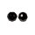 Zeck Faceted Glass Bead 6mm | Black | 10 Pcs