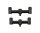 Fox Black Label QR Buzzer Bars 2Rod Fixed 115/130mm
